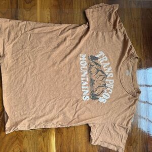 American Eagle Brown Crew Neck Tee
